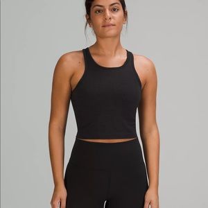 Ebb to Street Cropped Racerback Tank size 6